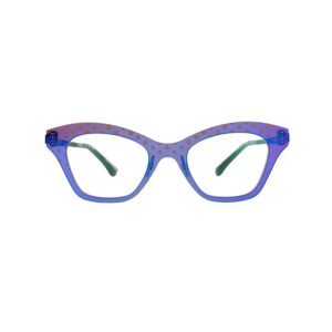 Glossi image polka dot purple